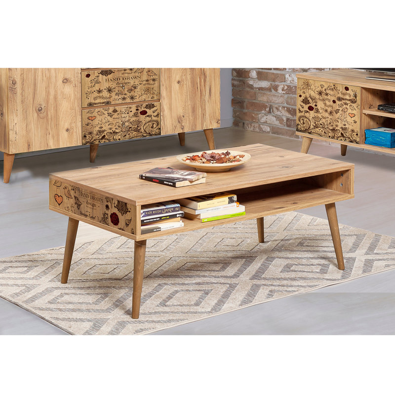 Table basse avec rangement Noelani