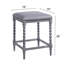 26''Counter Stools,Set of 4 with Upholstered Seat, Solid Acacia wood Frame, Foam-Padded Seat, Open Airy Design for Kitchen Island and Bar-130545796-130545795