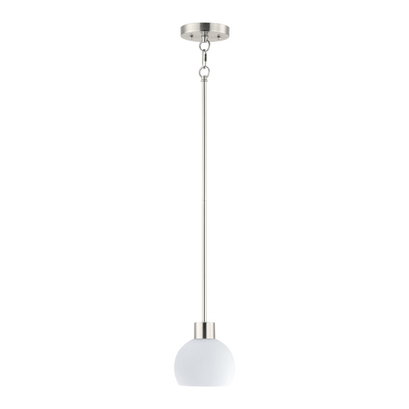 Stackpole 1 - Light Single Pendant, Satin Nickel