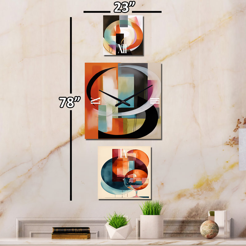 Makalie Metal Wall Clock