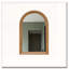 Miroir mural arqué à cadre rustique