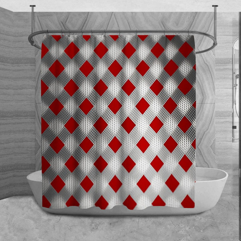 Rideau de douche Nanthakumar, H 73 po x l 70 po