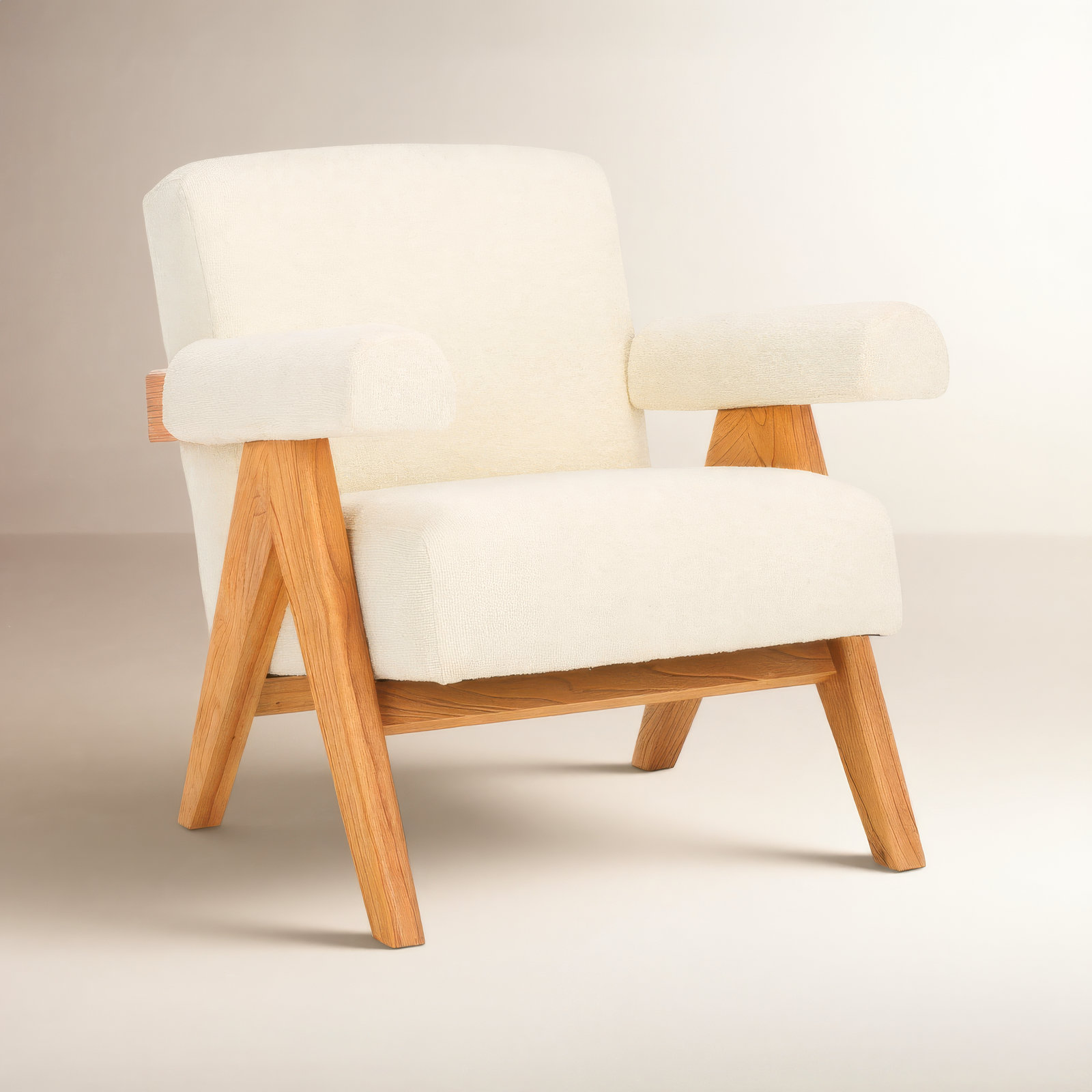 Parkerfield Upholstered Armchair, Natural