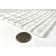 Metro 1 in. x 1 in. Glass Straight Edge Square Mosaic Wall Pool & Floor Tile