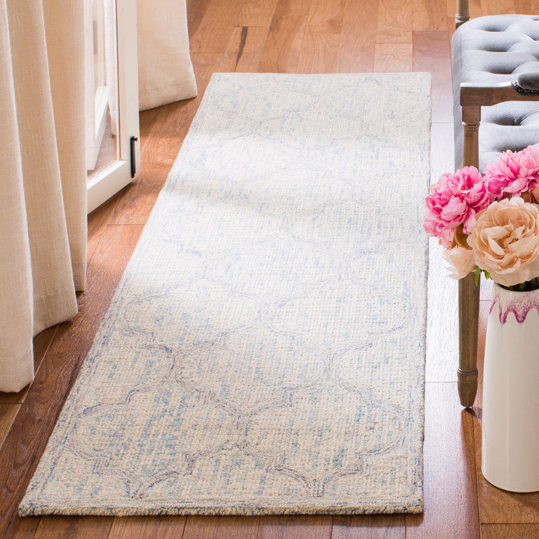 Swanner Hand Tufted Wool Geometric Rug
