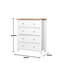 Foote 90cm W 5 - Drawer Chest of Drawers