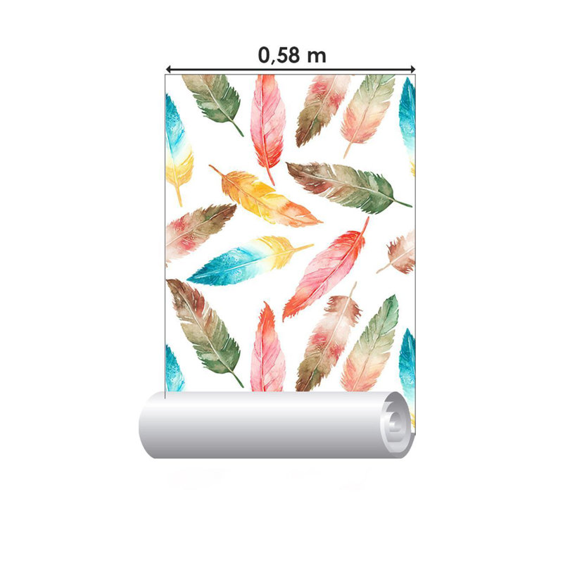Rouleau de papier peint adhésif L 126 po x l 24 po
