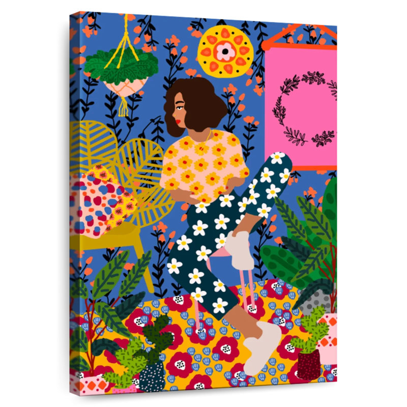 Leisha Just Chillin', 39" H x 26" W