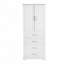 Armoire de salle de bain autoportante 72,2 po de hauteur avec tablette réglable-1139932568
