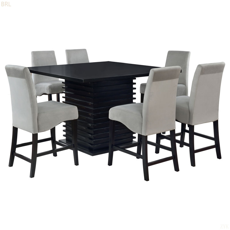 Ensemble de salle à manger Giannis, 7 Pieces: Table, 6 Chairs