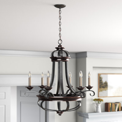 Westerfield 6 - Light Dimmable Empire Chandelier