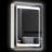 Kleankin LED Lighted Medicine Cabinet With Mirror 3