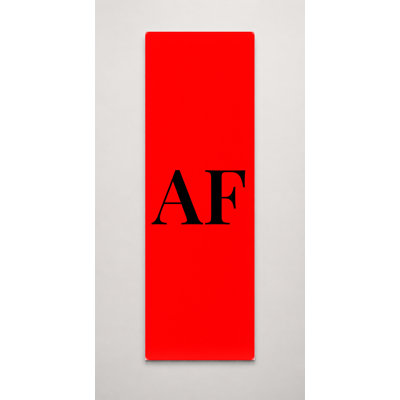 Drapeau du monde de l'Afghanistan, monogramme de diamant de luxe - vert rouge noir - grande toile, art mural