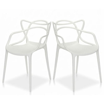 Ensemble de 2 chaises de salle à manger Malvin