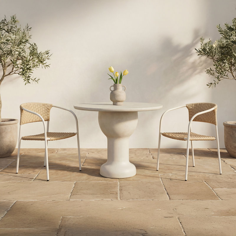 Polene Outdoor Dining Armchair, Tan, Beige