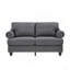 Causeuse 59,5 po en tissu de polyester moderne et classique.-548824476