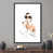 Black Floater Framed