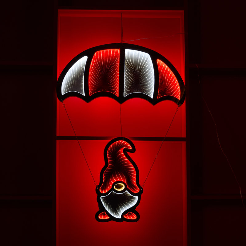 Présentoir Gnome Parachute Kamili H 33,5 po