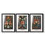 Wm Morris Series Xi - Impression sur mesure encadrée de qualité supérieure - 3 pièces-1916182756-1916182754