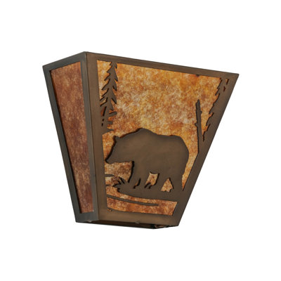 2 - Light Flush Mounted Sconce