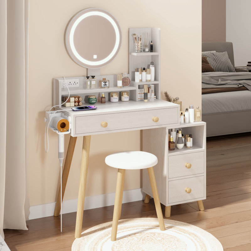 Kenedy Vanity, White Wash