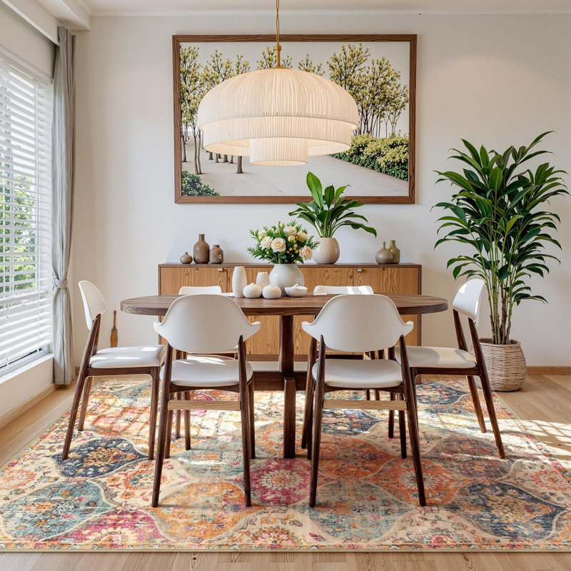 Moroccan Washable Area Carpet