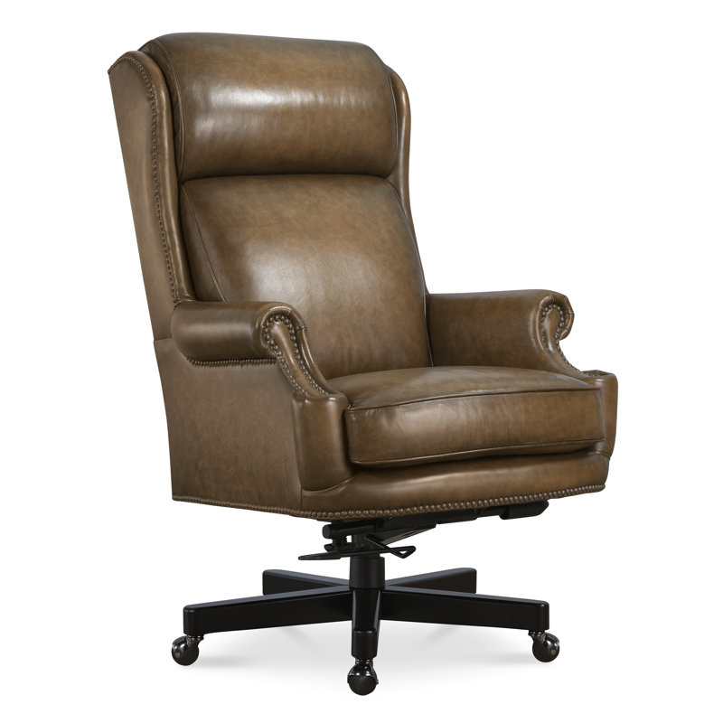 Fauteuil de direction en cuir véritable EC