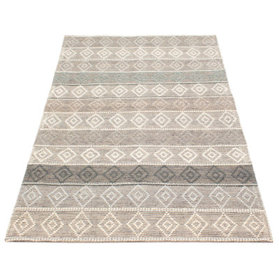 Demicheal Performance Hand Braided Wool Rug