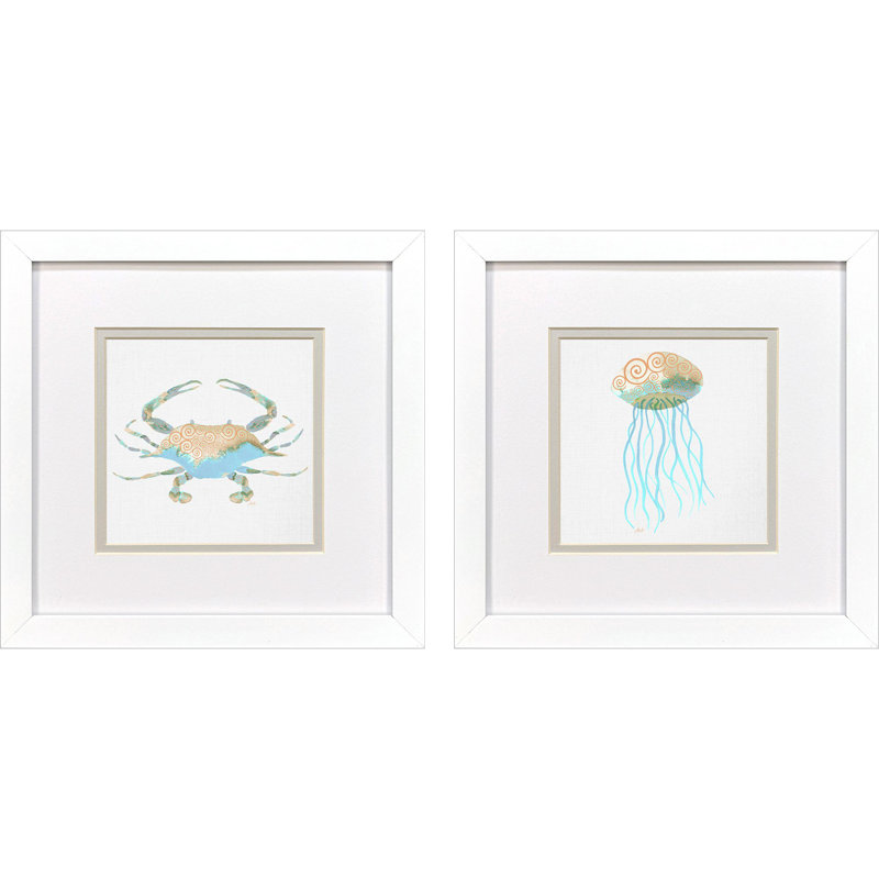 Créatures marines II, art encadré