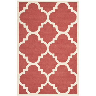 Cannen Hand Tufted Wool Geometric Rug