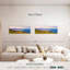 Plage de galets sur toile-914195504