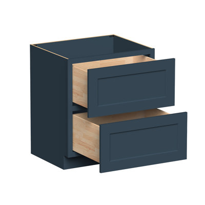 Armoire de cuisine au sol avec 2 tiroirs