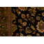Tapis noir et vert de haute qualité noué à la main