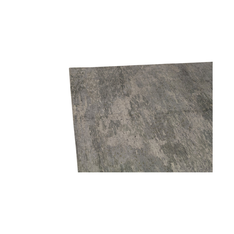 Tapis naturel et bleu noué à la main de haute qualité