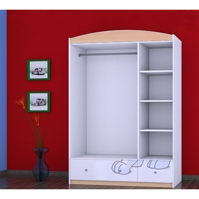 Parrott 3 Door Wardrobe, Beige