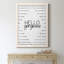 «Hello Gorgeous», art textuel sur toile-61336314-61336315