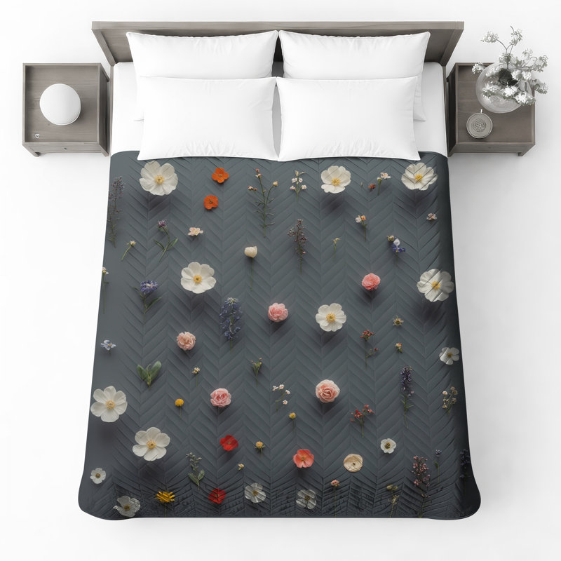 Assortiment de fleurs Wildflowers Collection Bedding, Très grand lit