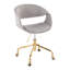 Chaise de travail en métal et tissu-1670760463