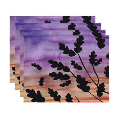 Laperle Polyester Floral Rectangle Placemat