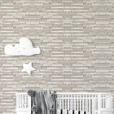 Rouleau de papier peint adhésif lisse L 126 po x l 24 po Houstonia