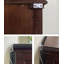 Commode 6 tiroirs en noyer massif de style rétro