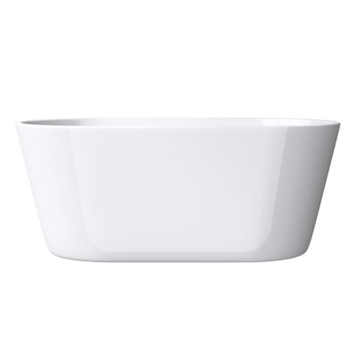 59'' x 31.1'' Freestanding Soaking Acrylic Bathtub