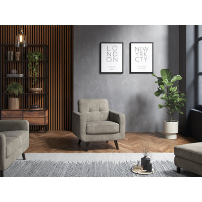 Briganti Faux Leather Armchair