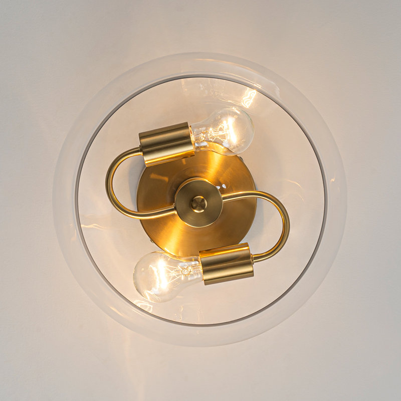Plafonnier encastré 2 lumières