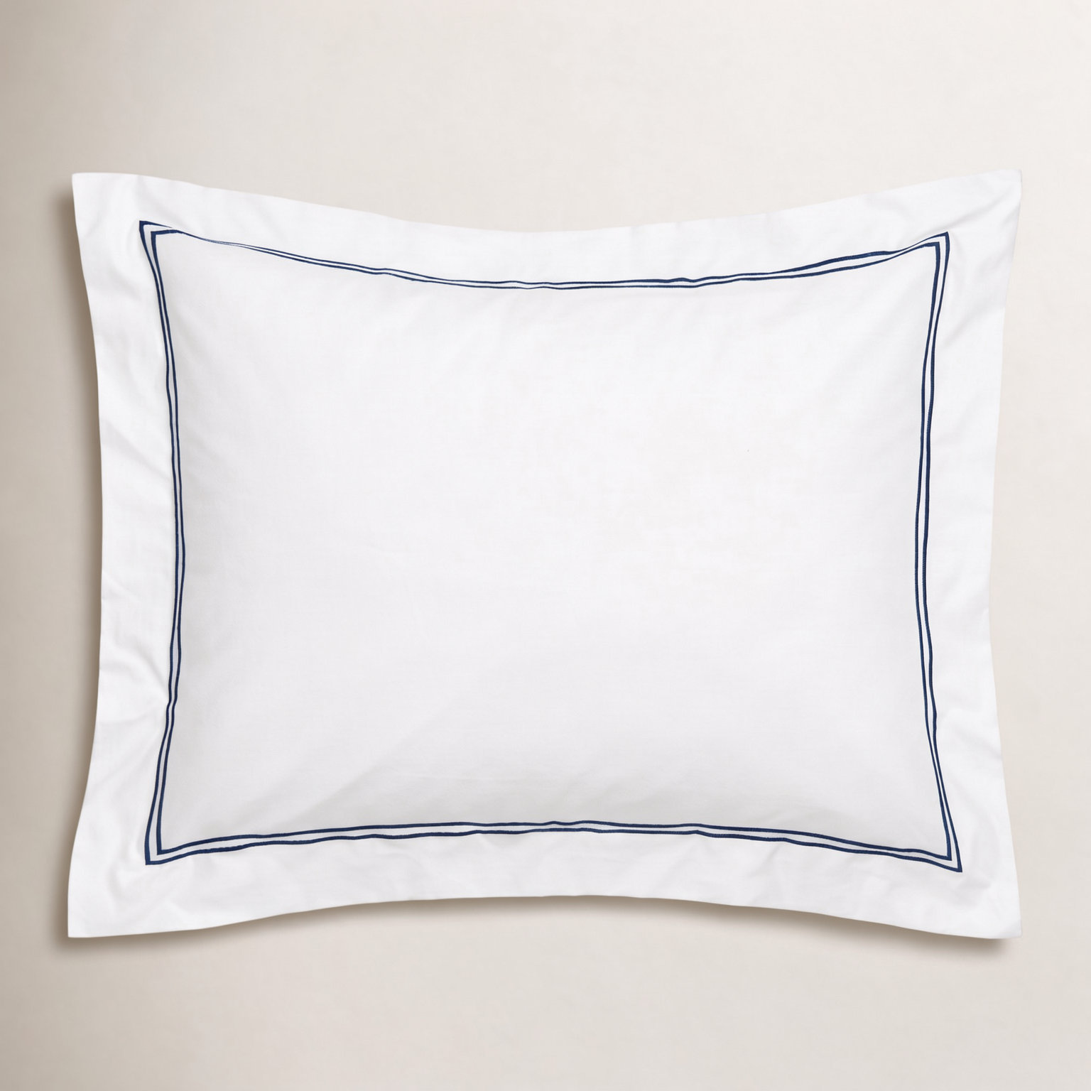 Coltrane 100% Cotton Pillow Sham, King, Ink