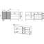 DROMA 160cm W 3 - Drawer Chest of Drawers
