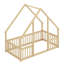 Lit pour tout-petit en bois naturel avec rails de protection-1817495144