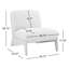 Fauteuil d'appoint sans accoudoirs Abriya