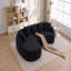 Nouveau canapé modulaire en forme de L sans os avec méridienne incurvée, canapé modulaire en chenille, mousse 30D haute densité, canapé-lit modulaire minimaliste pour le salon.