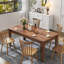 Grande table de cuisine extensible 106,3 po